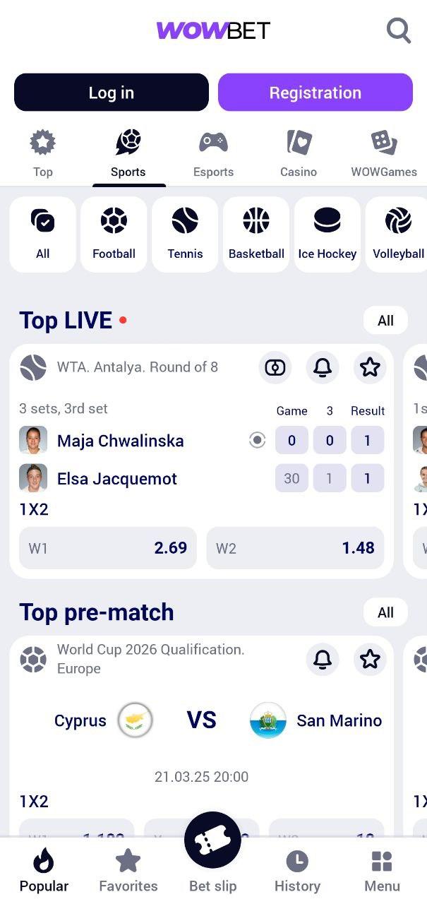 Играйте на wowbet и наслаждайтесь азартом онлайн